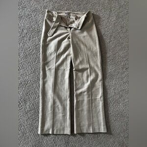 Ann Taylor Cream Maxi Pencil Skirt with Tie Front